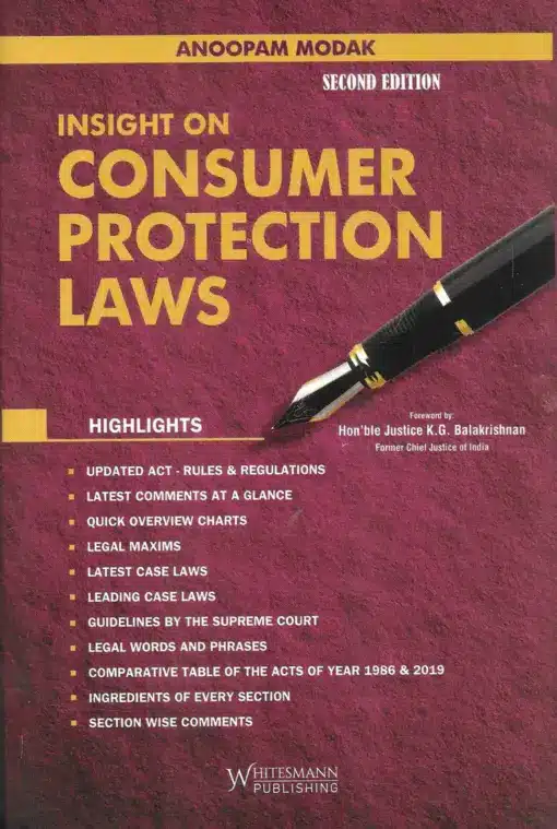 Whitesmann's Insight on Consumer Protection Laws by Anoopam Modak - 2nd Edition 2024