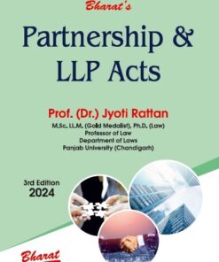 Bharat's Partnership Act & LLP by Dr. Jyoti Rattan - 3rd Edition 2024