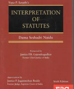 EBC's Interpretation of Statutes by Vepa P. Sarathi - 6th Edition 2024