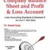 Bharat's Company Balance Sheet and Profit & Loss Account By CA. Kamal Garg