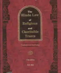 ELH's The Hindu law of Religious and Charitable Trusts by B K Mukherjea - 5th Edition 2023