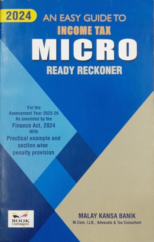 B.C. Publication's Easy Guide to Income Tax Micro Ready Reckoner by Kalyan Sengupta