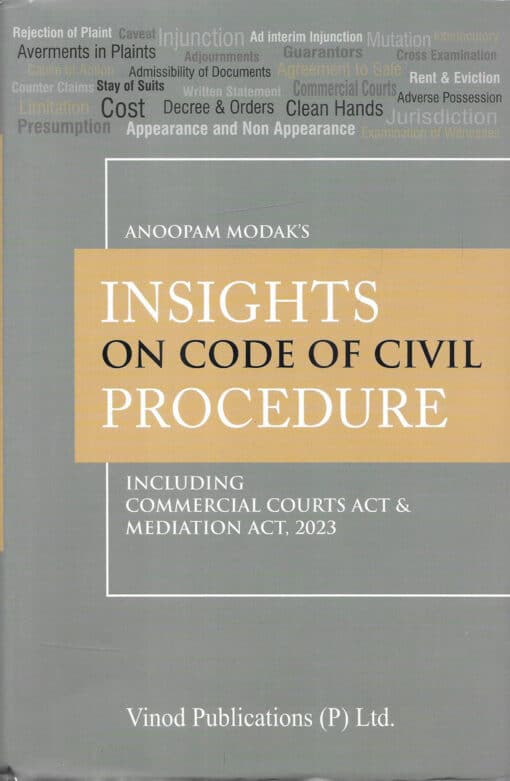 Vinod Publication's Insights on Code of Civil Procedure by Anoopam Modak - 1st Edition 2025