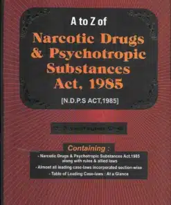 Commercial's A to Z of Narcotic Drugs & Psychotropic Substances Act, 1985 By Dr. Pramod Kumar Singh