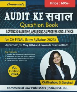 Commercial's Audit ke Sawal - Advanced Auditing and Professional Ethics by Khushboo Girish Sanghavi for May 2024