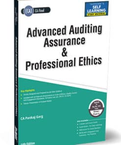 Taxmann's Advanced Auditing Assurance & Professional Ethics (Audit) by Pankaj Garg for May 2025 Exams