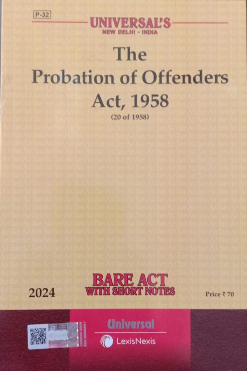 Lexis Nexis’s The Probation of Offenders Act, 1958 (Bare Act) - 2024 Edition