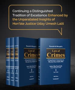 Taxmann's Law of Crimes (in 4 Volumes) by Ratanlal & Dhirajlal - 30th Edition 2025