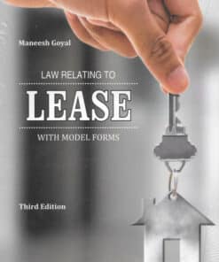 KP's Law Relating To Lease With Model Forms by Maneesh Goyal - 3rd Edition 2024