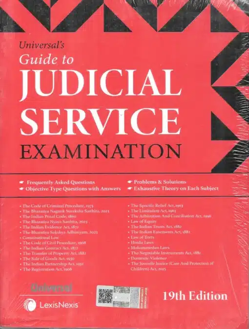 Lexis Nexis's Guide to Judicial Service Examination by Universal - 19th Edition 2024