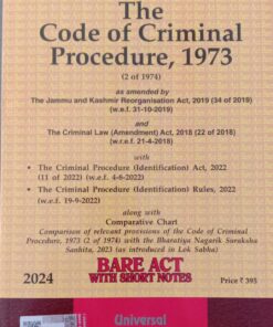 Lexis Nexis’s Code of Criminal Procedure, 1973 (Bare Act) - 2024 Edition