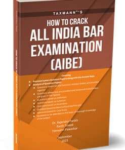 Taxmann's How To Crack All India Bar Examination (AIBE) by Rajendra Parikh