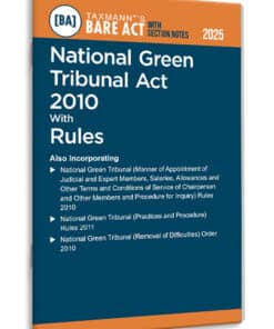 Taxmann's National Green Tribunal Act 2010 with Rules – Bare Act with Section Notes - Edition 2025