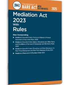 Taxmann's Mediation Act 2023 with Rules – Bare Act with Section Notes - Edition 2025