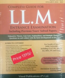 VP's Complete guide for LL.M. Entrance Examination by Dr. Rakesh kumar singh - 1st Edition 2024