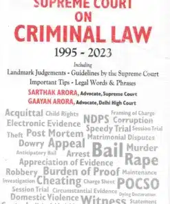 Whitesmann’s Digest of Supreme Court on Criminal Law 1995-2023 by Sarthak Arora