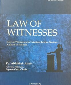 KP's Law of Witnesses by Dr. Abhishek Atrey - 1st Edition 2024