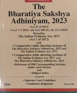 LJP's The Bharatiya Sakshya Adhiniyam, 2023 (Bare Act) – Edition 2024