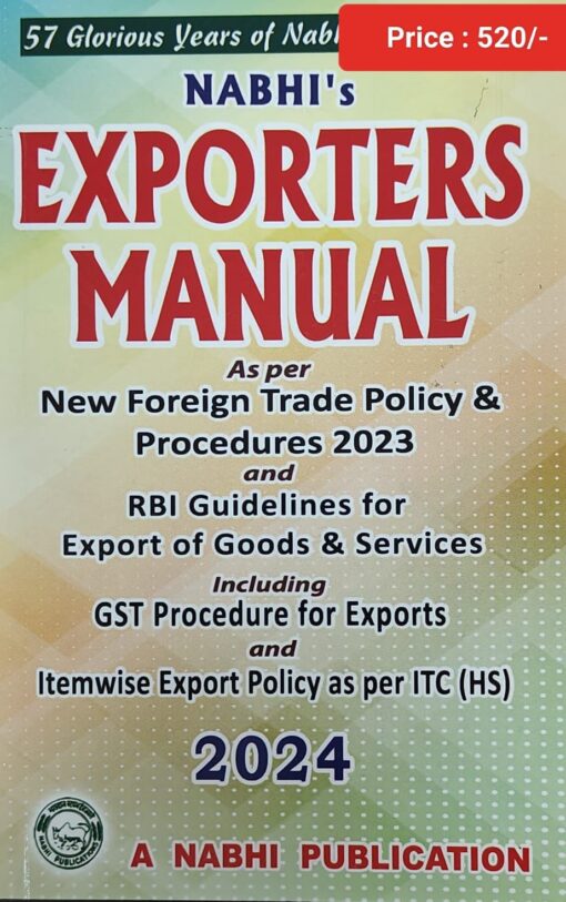 Nabhi’s Exporters Manual - 24th Revised Edition 2024