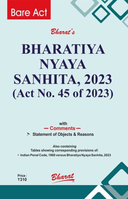 Bharat’s Bharatiya Nyaya Sanhita, 2023 (Bare Act) - 1st Edition 2024