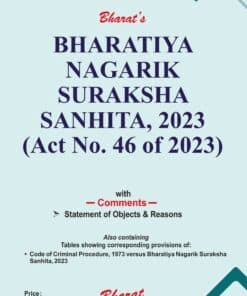 Bharat’s Bharatiya Nagarik Suraksha Sanhita, 2023 (Bare Act) - 1st Edition 2024