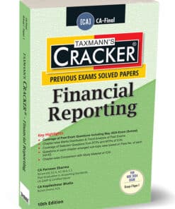 Taxmann's Cracker - Financial Reporting by Parveen Sharma for Nov 2024 Exams