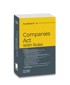 Taxmann's Companies Act with Rules (Paperback Pocket Edition) - 41st Edition June 2024