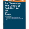 Taxmann's Air (Prevention and Control of Pollution) Act 1981 with Rules – Bare Act with Section Notes - Edition 2025