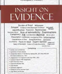 Whitesmann's Insight on Evidence by Anoopam Modak - 1st Edition 2024