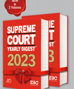 EBC's Supreme Court Yearly Digest 2023 by Surendra Malik - Edition 2024