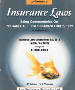 LP's Insurance Laws (2 Volumes) by Kumar - 8th Edition 2024