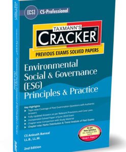 Taxmann's Cracker - Environmental Social Governance (ESG) by Ankush Bansal for Dec 2024