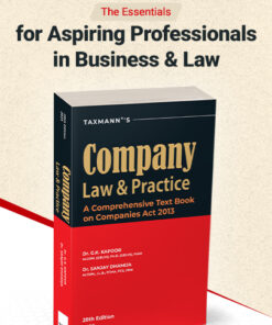 Taxmann's Company Law and Practice by G K Kapoor - 28th Edition January 2025