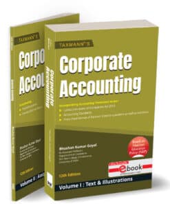 Taxmann's Corporate Accounting - UGCF by Bhushan Kumar Goyal - 12th Edition 2025