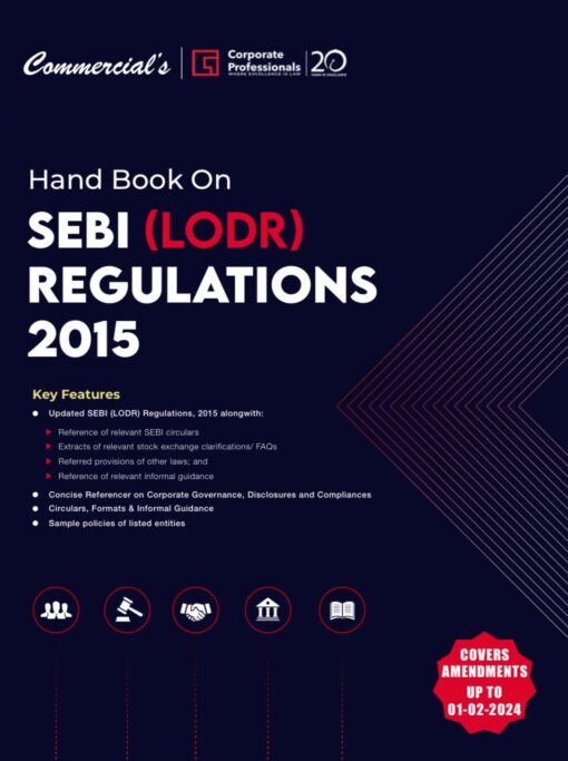 Commercial's Handbook on SEBI (LODR) Regulations 2015 by Corporate Professionals - 1st Edition 2024