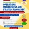 Commercial's Operations Management & Strategic Management by CMA G.C. Rao for June 2025 Exam