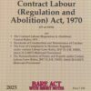 Lexis Nexis’s The Contract Labour (Regulation and Abolition) Act, 1970 (Bare Act) - 2025 Edition