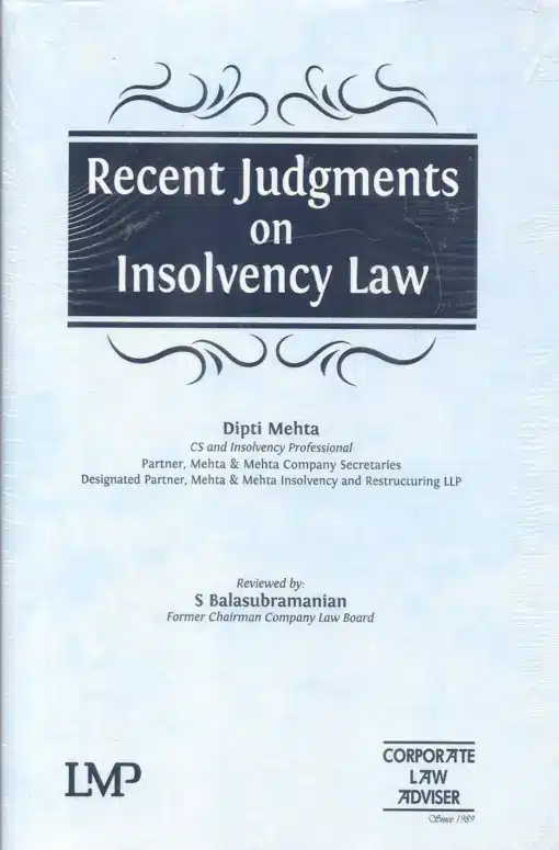 LMP's Recent Judgments on Insolvency Law by Corporate Law Adviser - Edition 2024