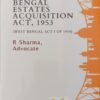 B.C. Publication's The West Bengal Estates Acquisition Act, 1953 by R Sharma - Edition 2024