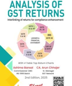 Bharat's Analysis of GST Returns by CA. Arun Chhajer - 2nd Edition 2025