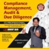 AJ Pub's Compliance Management, Audit & Due Diligence by CS Anoop Jain for Dec 2024 Exam