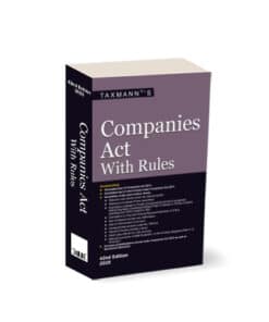 Taxmann's Companies Act with Rules (Paperback Pocket Edition) - 42nd Edition January 2025