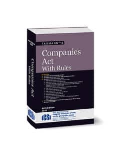 Taxmann's Companies Act with Rules (Hardbound Pocket Edition) - 44th Edition 2025