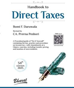 Bharat's Handbook to Direct Taxes by Bomi F. Daruwala - 34th Edition 2025