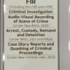 KLH's FIR (Including Zero-FIR and e-FIR) by Justice Khastgir - 1st Edition 2025