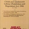 Lexis Nexis’s The Child and Adolescent Labour (Prohibition and Regulation) Act, 1986 (Bare Act) - 2024 Edition