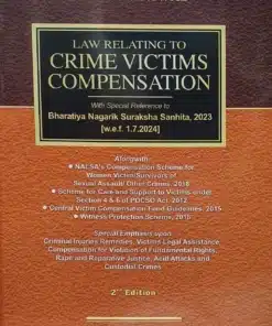 Orient's Law Relating to Crime Victims Compensation by S.K.P. Sriniwas - 2nd Edition 2024