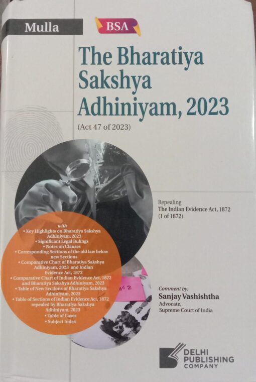 DLH's The Bharatiya Sakhya Adhiniyam, 2023 by Mulla - 1st Edition 2024