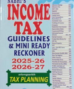 Nabhi’s Income Tax Guidelines & Mini Ready Reckoner 2025-26 & 2026-27