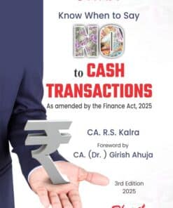 Bharat's Know When to Say No to Cash Transactions by CA. R.S. Kalra